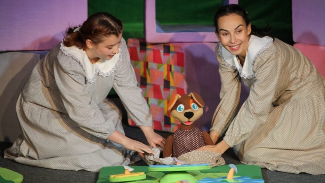 В театре кукол представили премьеру ещё одного бэби-спектакля