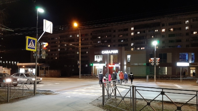 13 пешеходных переходов Йошкар-Олы получили новый свет