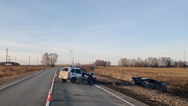 На Казанском тракте водитель Kia Rio оказался на пути грузовика Volvo