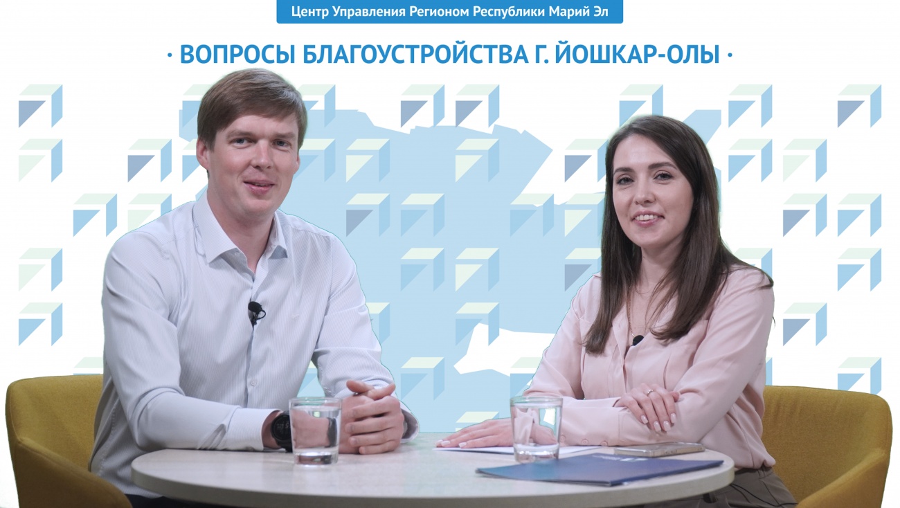 Первый заммэра Йошкар-Олы ответил на вопросы благоустройства в прямом эфире ЦУР Марий Эл