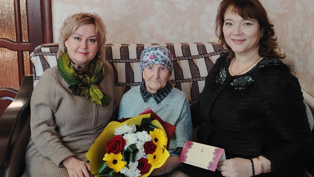 Жительница Медведевского района отметила 103-й год рождения