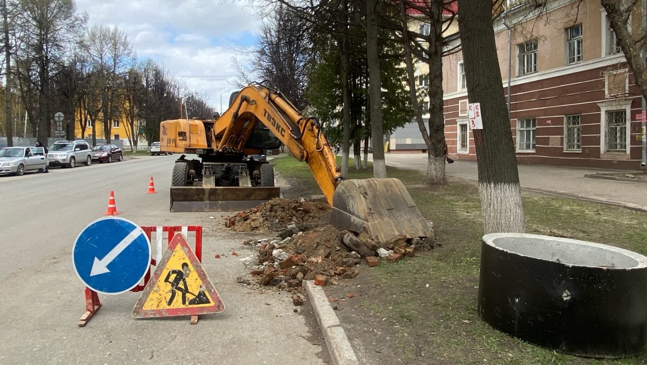 В Йошкар-Оле ремонтируют проспект Гагарина