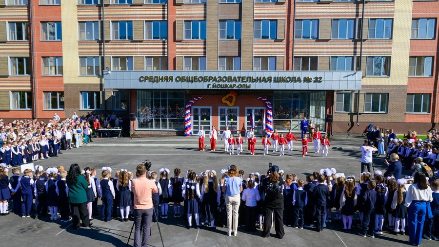 В Йошкар-Оле открыли новую школу №32 для 1120 детей