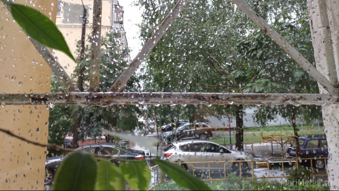 В Марий Эл сегодня обещают ливни с грозами