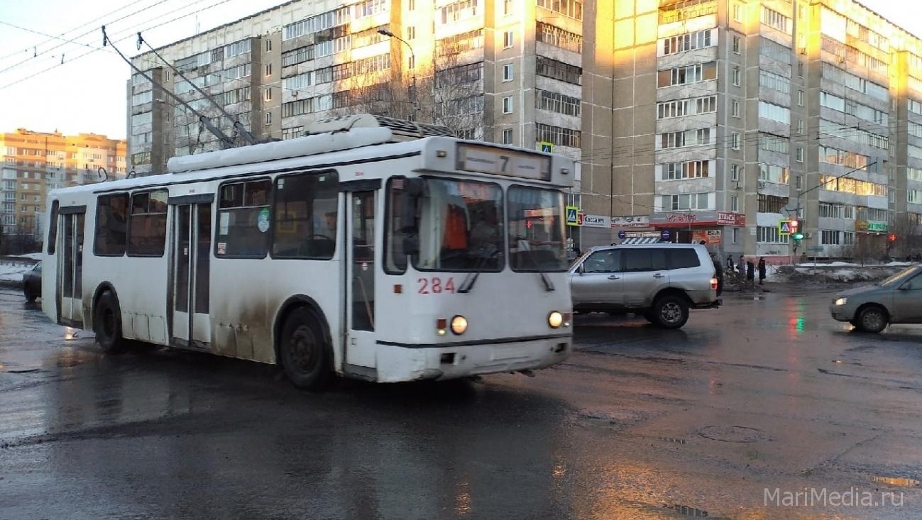 Троллейбус №7 в Йошкар-Оле теперь будет приезжать на час раньше