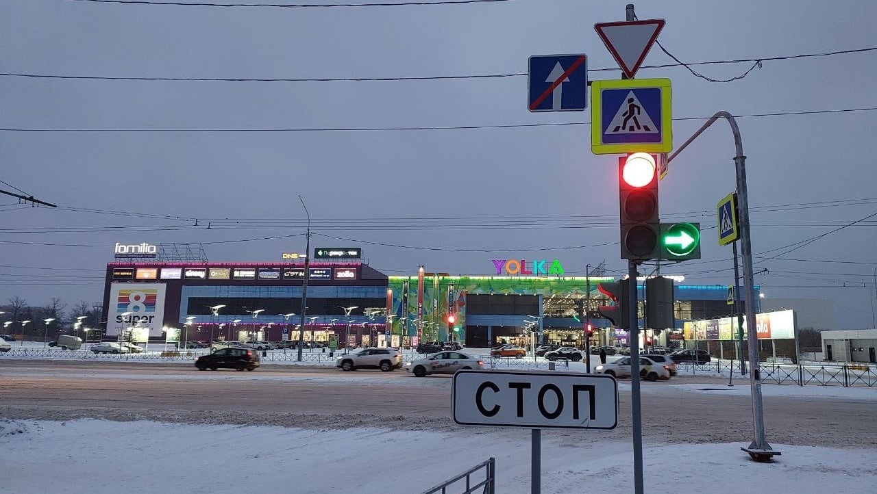 В Йошкар-Оле вновь поменяли режим работы некоторых светофоров