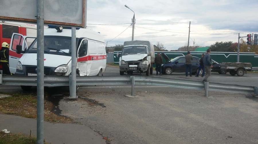 В Марий Эл «скорая помощь» врезалась в грузовую Газель