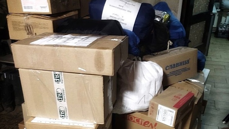 На Донбасс из села Эмеково доставили девятый по счёту гуманитарный груз