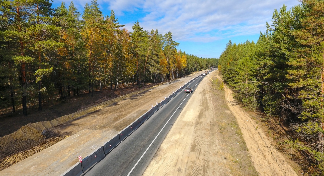 В Марий Эл около 20 км федеральных автодорог сделают четырёхполосными