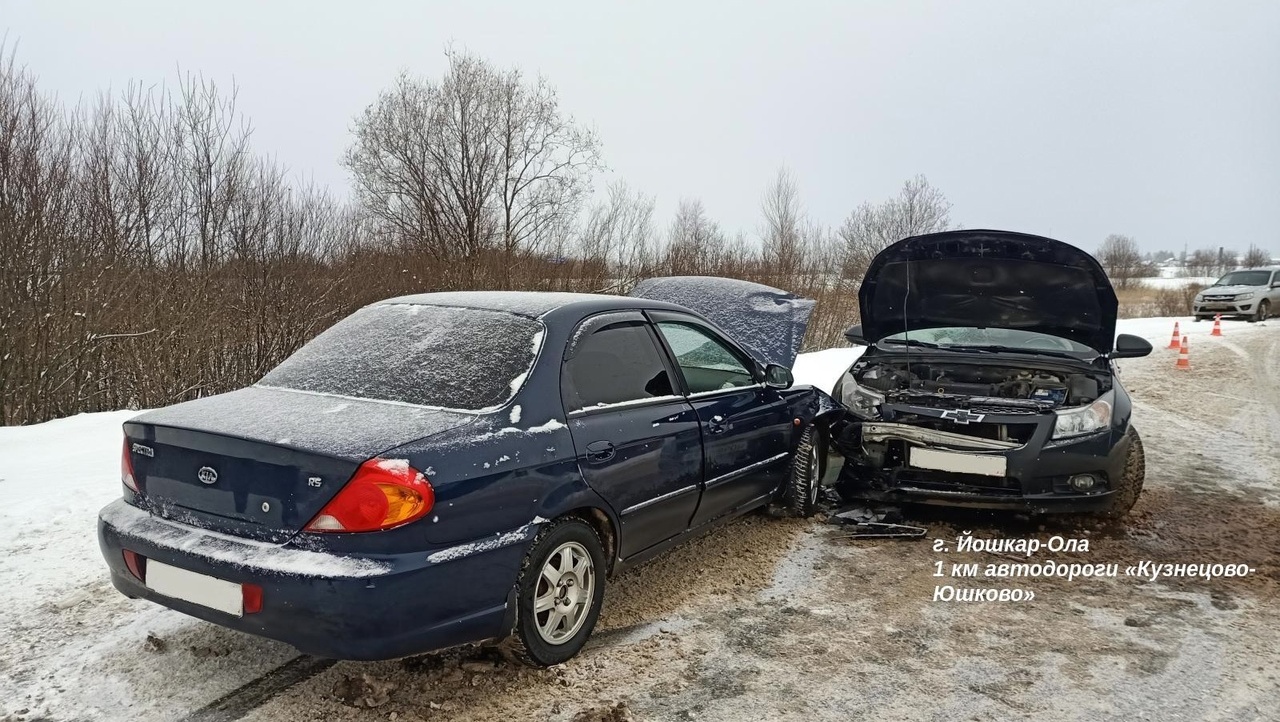На трассах Марий Эл произошло несколько столкновений