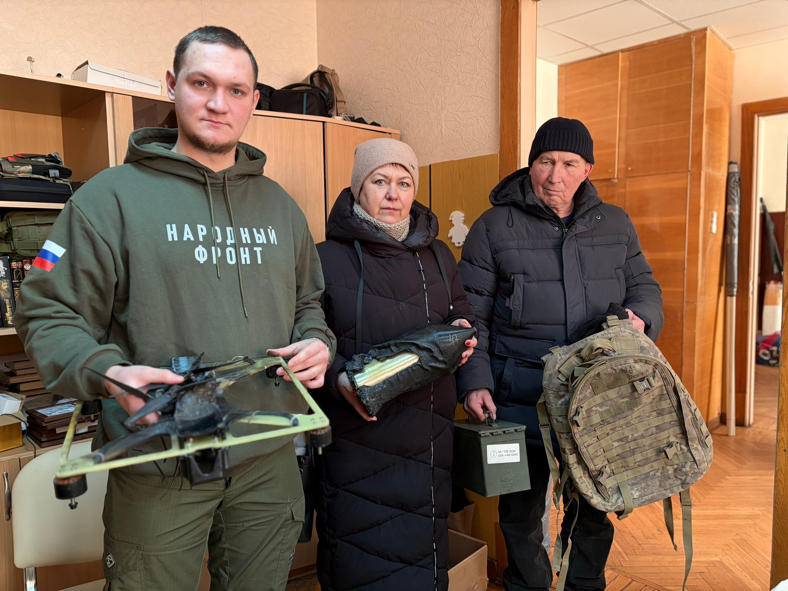 Боец «Добрыня»  передал Куженерской школе артефакты из зоны СВО