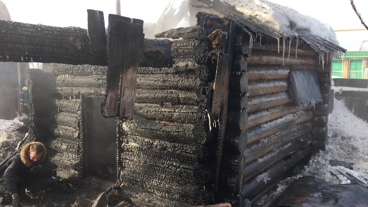 В Волжском районе на пожаре погиб мужчина