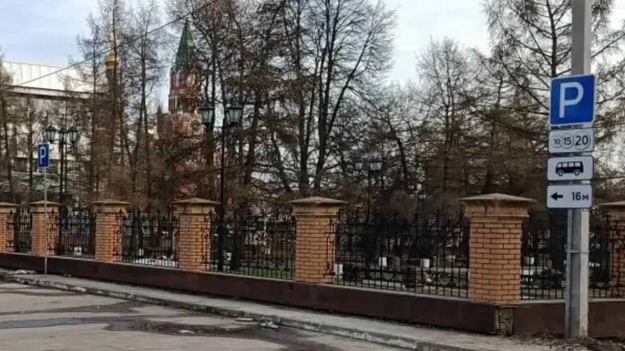 На парковках для туристических автобусов в Йошкар-Оле установили знаки