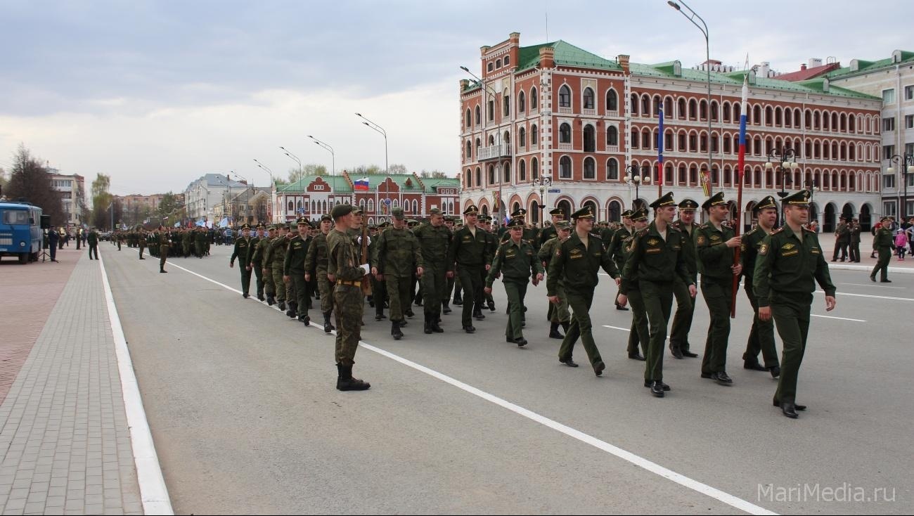 На неделе запланировано две репетиции Парада в Йошкар-Оле