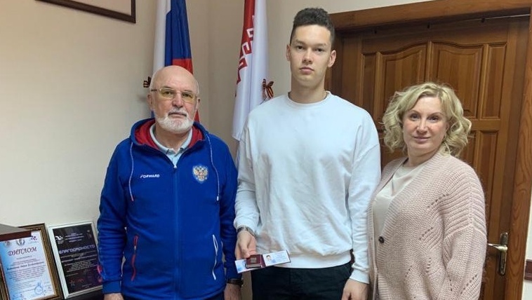 Спортсмену из Марий Эл Никите Ильичёву вручили удостоверение мастера спорта РФ