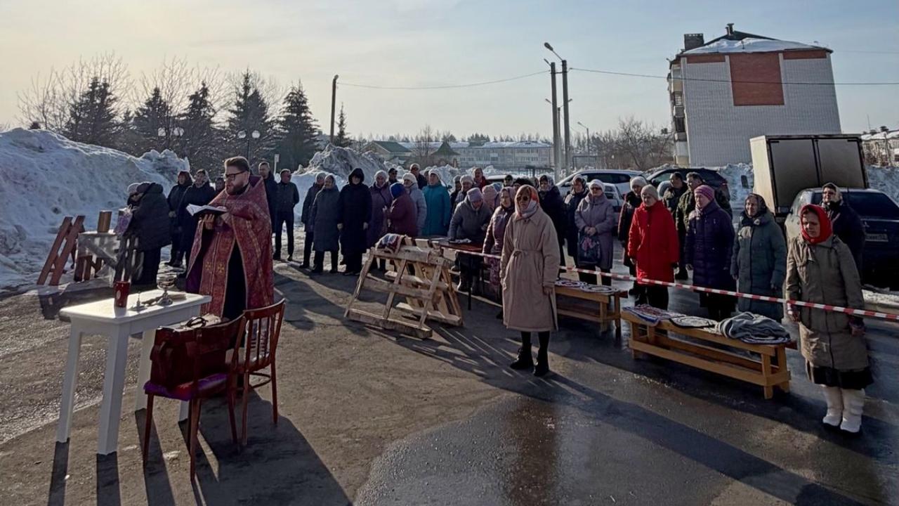 В Марий Эл в посёлке Юбилейный освятили крест