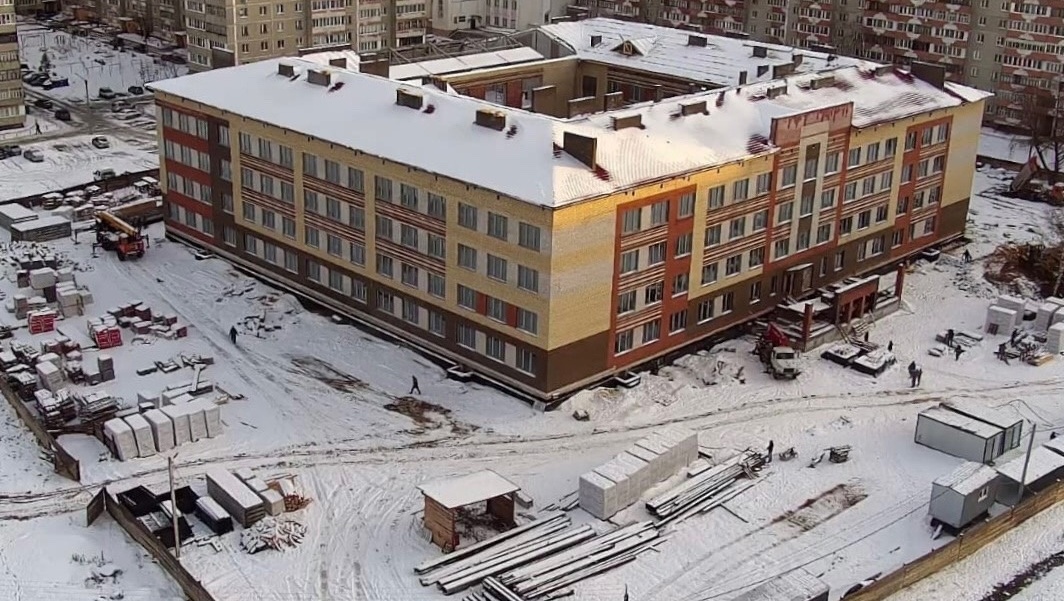 В строящуюся школу в микрорайоне Восточный в Йошкар-Оле подадут тепло