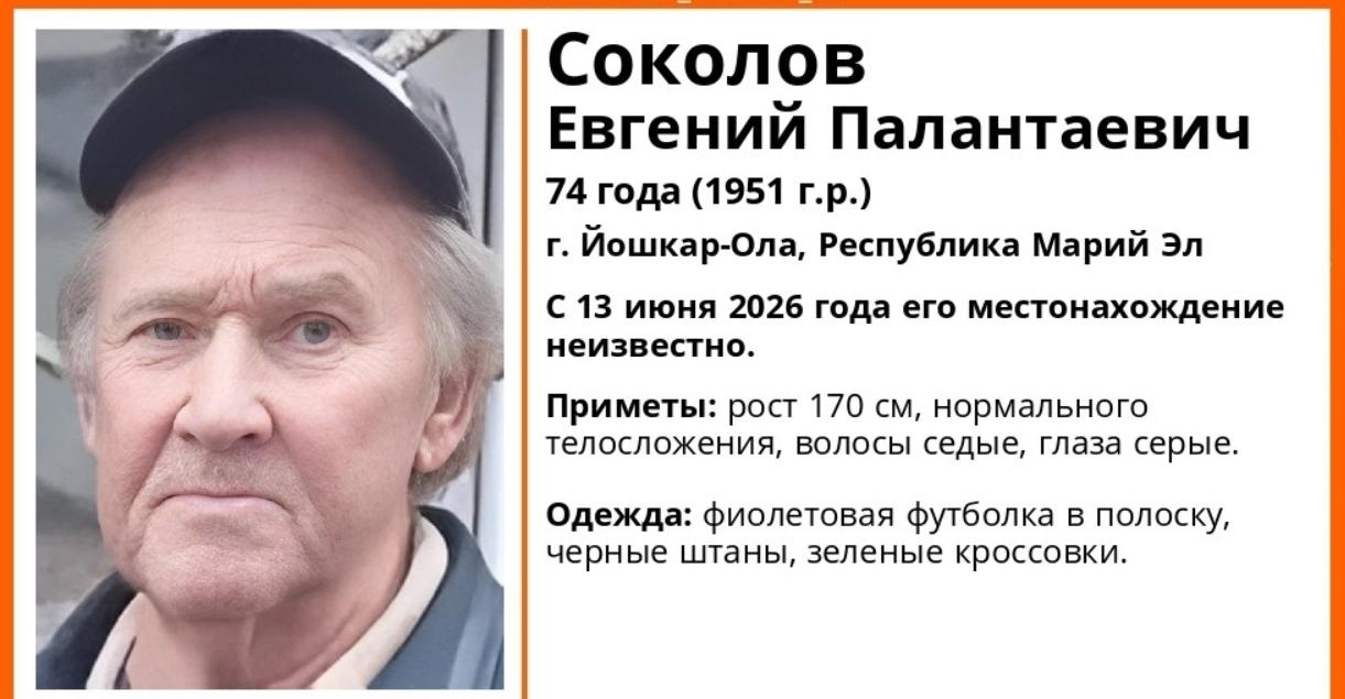 С субботы в Йошкар-Оле не могут найти 74-летнего пенсионера