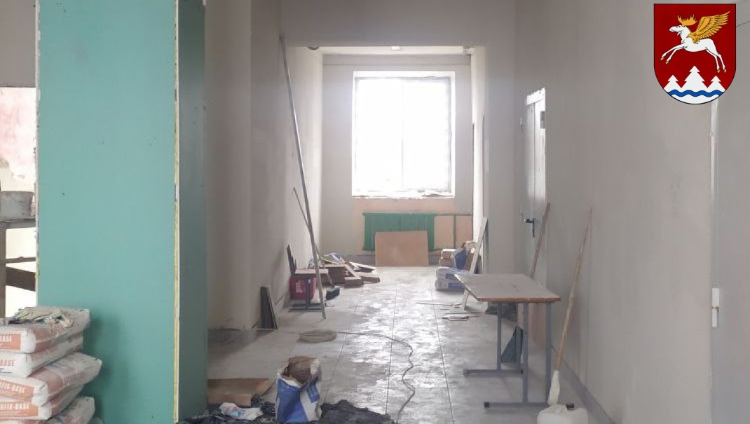 В Шойшудумарской школе в Куженерском районе продолжаются ремонтные работы