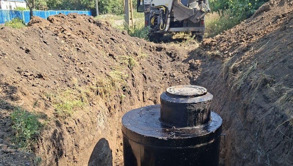 Подрядчик из Марий Эл проложил водопровод в Новомлиновке Куйбышевского округа