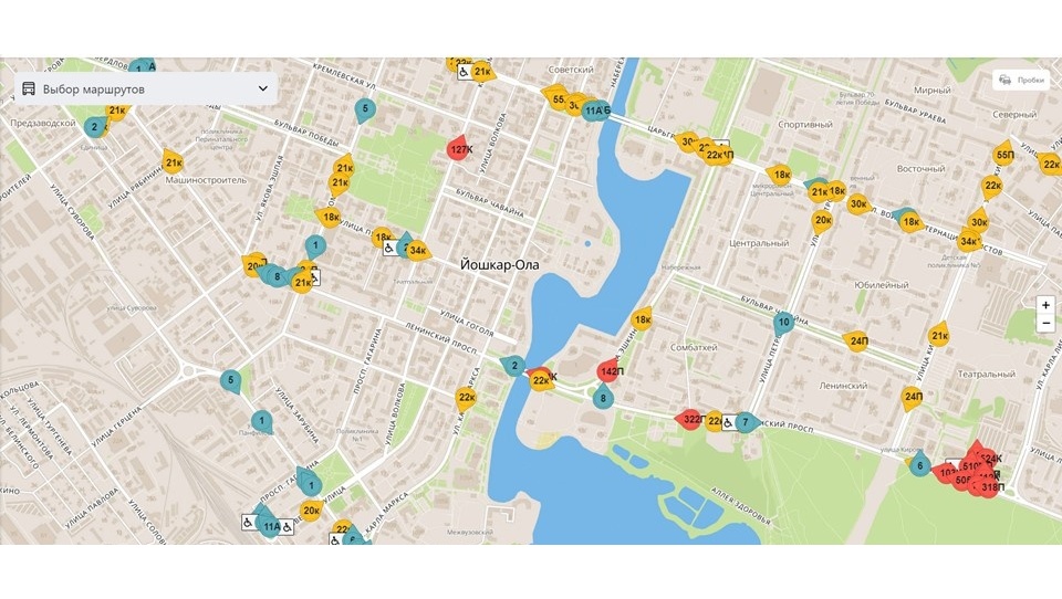 В Марий Эл в режиме онлайн можно следить за движением транспорта для маломобильных граждан