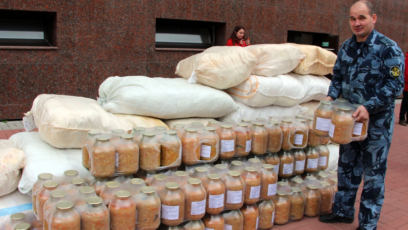 За два месяца ОНФ Марий Эл собрал тонну продуктов для гуманитарного груза