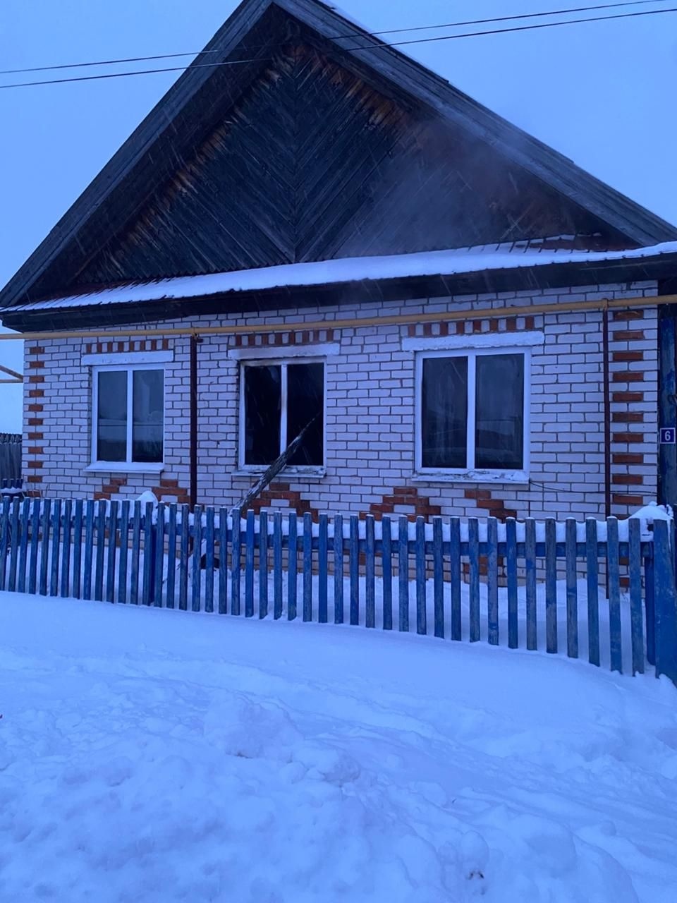 В Звениговском районе тушили жилой дом