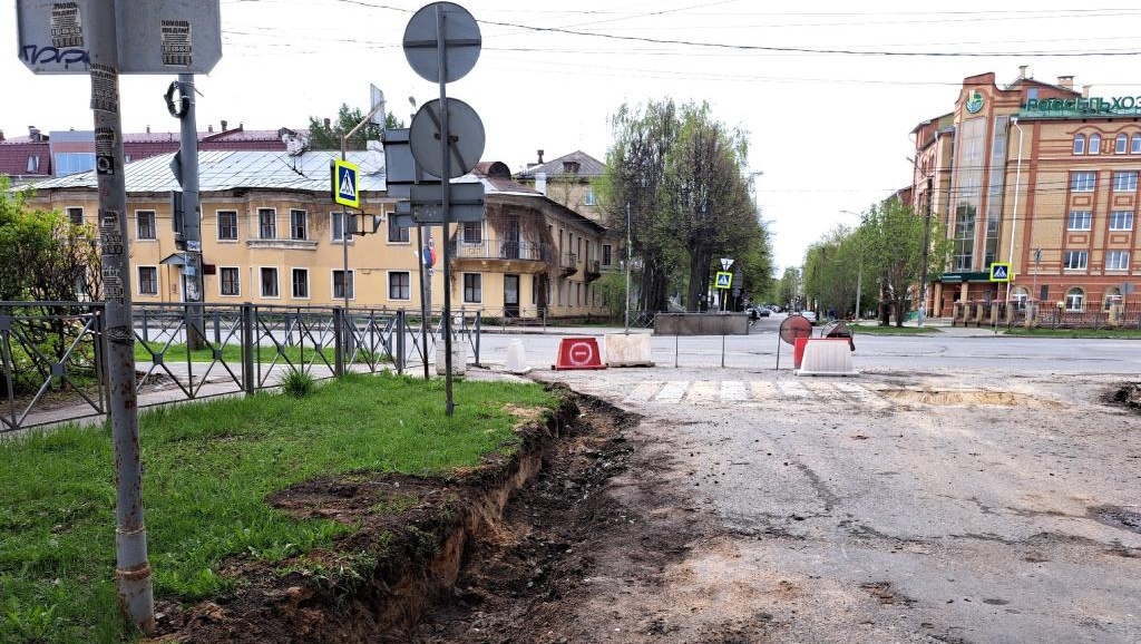 В Йошкар-Оле продлили срок перекрытия улицы Волкова
