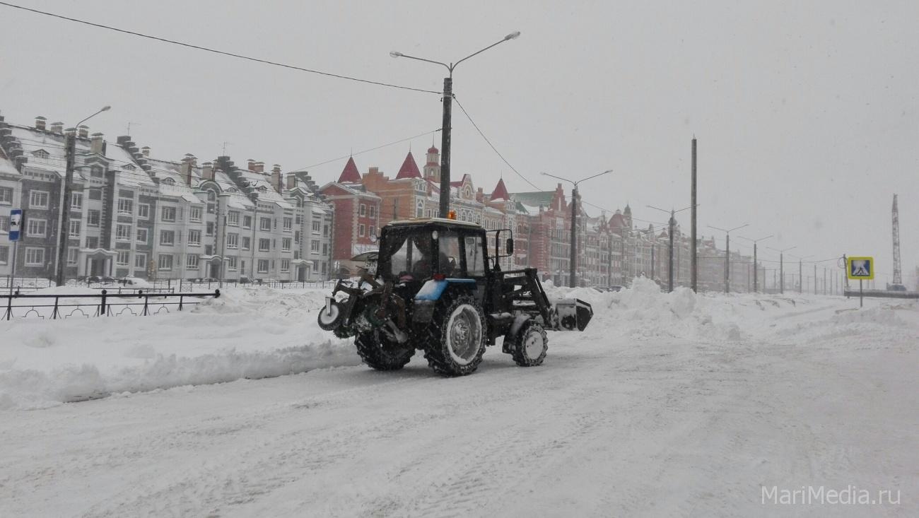 Коммунальные службы Йошкар-Олы переведены на усиленный режим работы