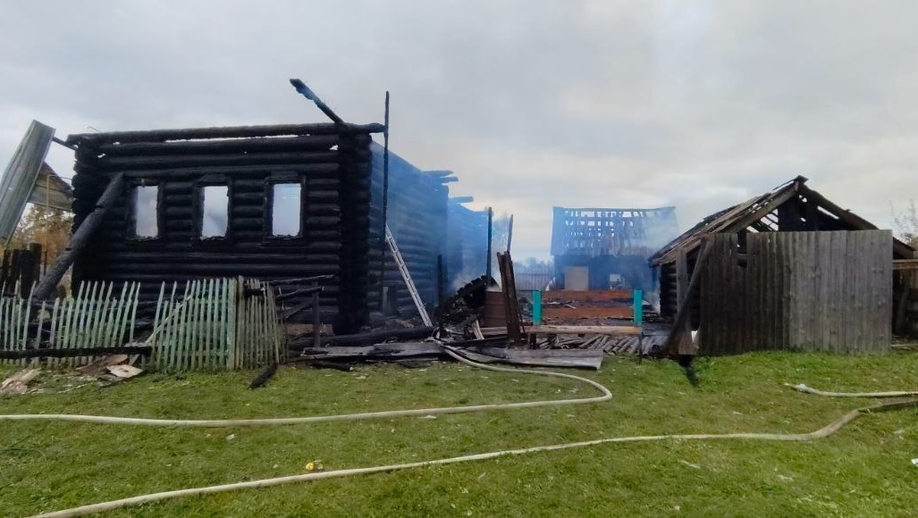 В Советском районе на пожаре погиб сын хозяина домовладения