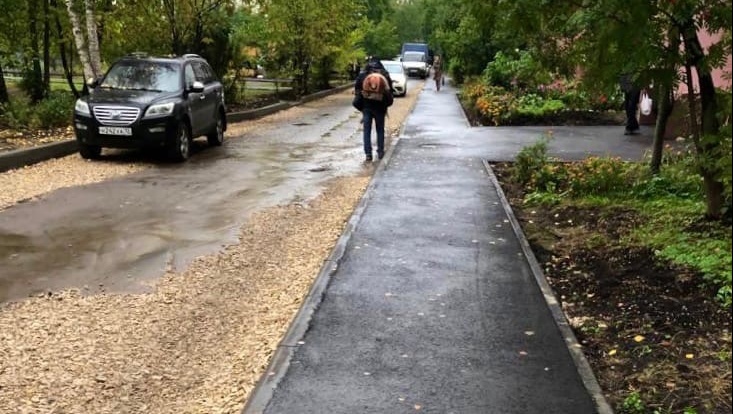 В Йошкар-Оле обновили дорогу ещё одного двора