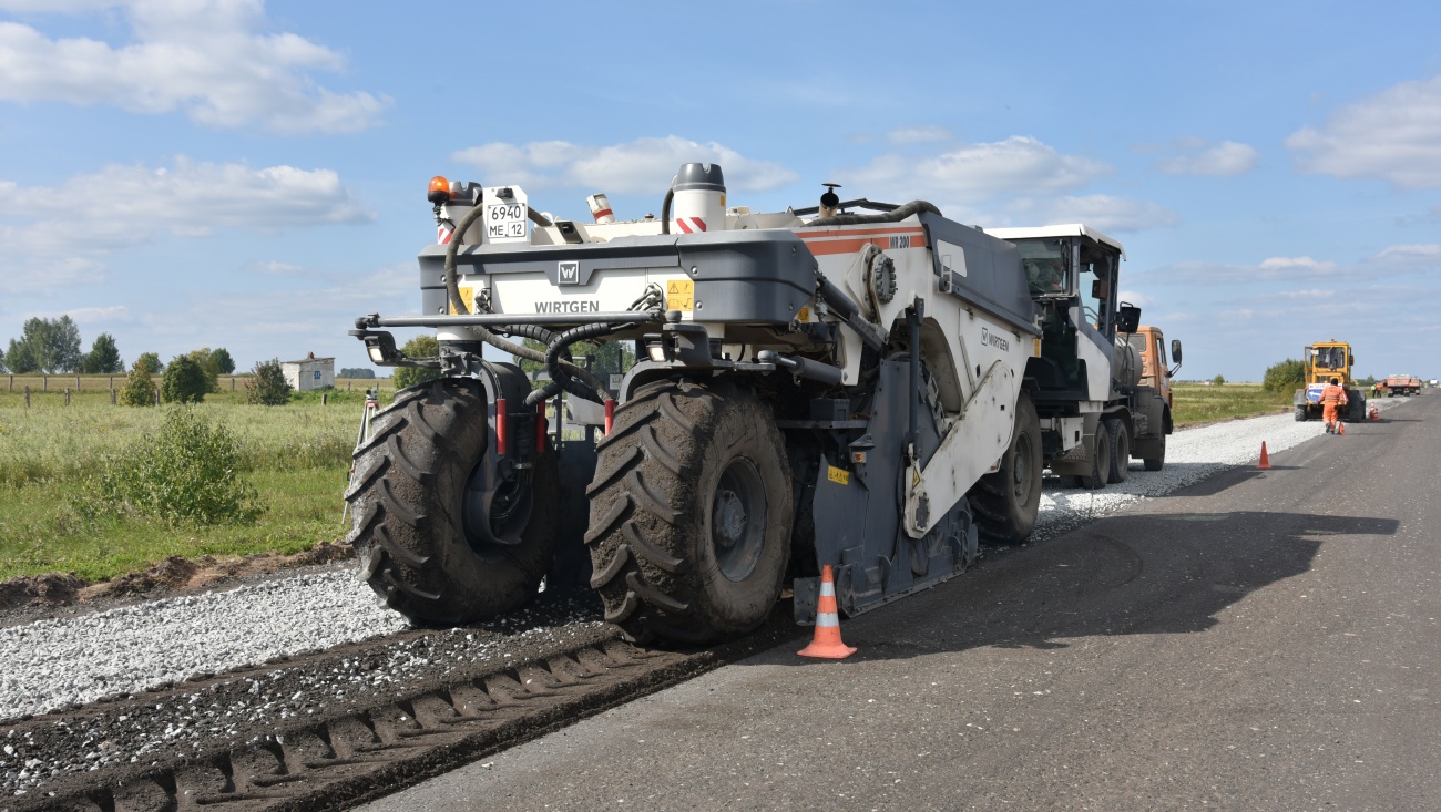 В Марий Эл ремонт дорог по нацпроекту уже выполнен на треть