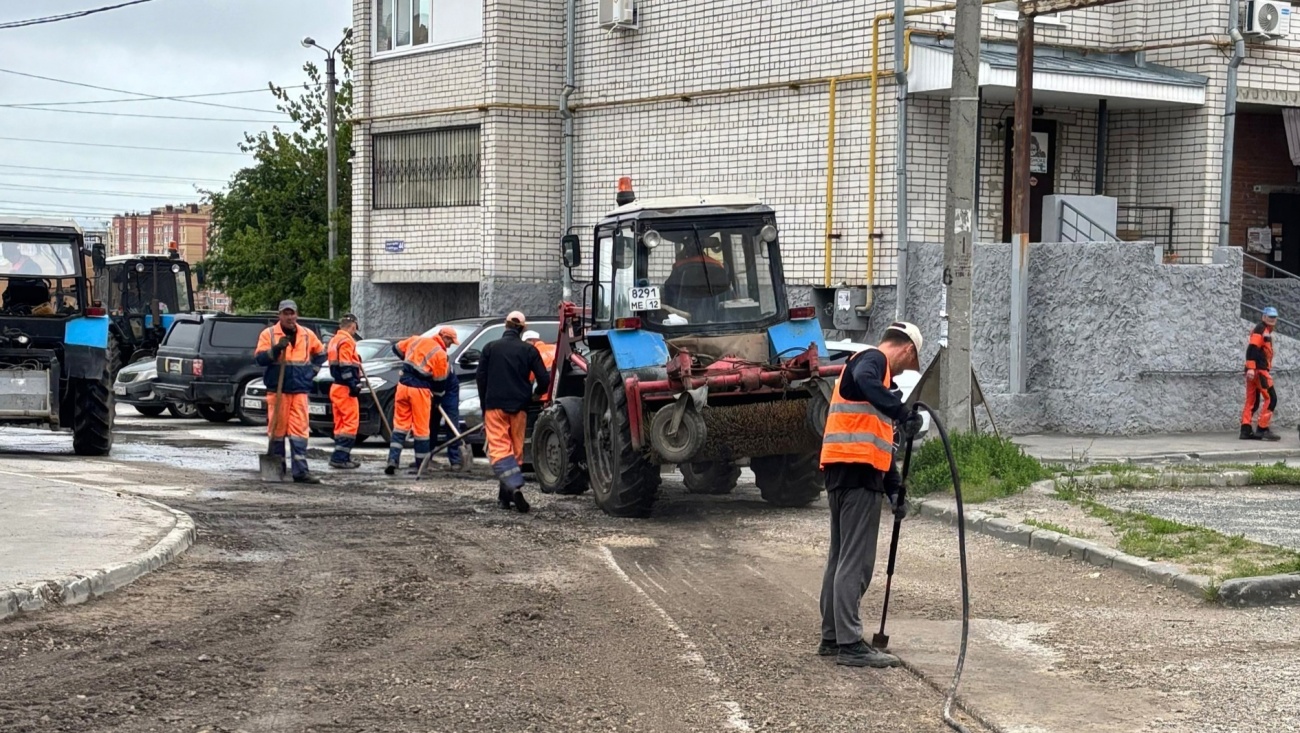 В Йошкар-Оле отремонтировали межквартальный проезд улицы Строителей