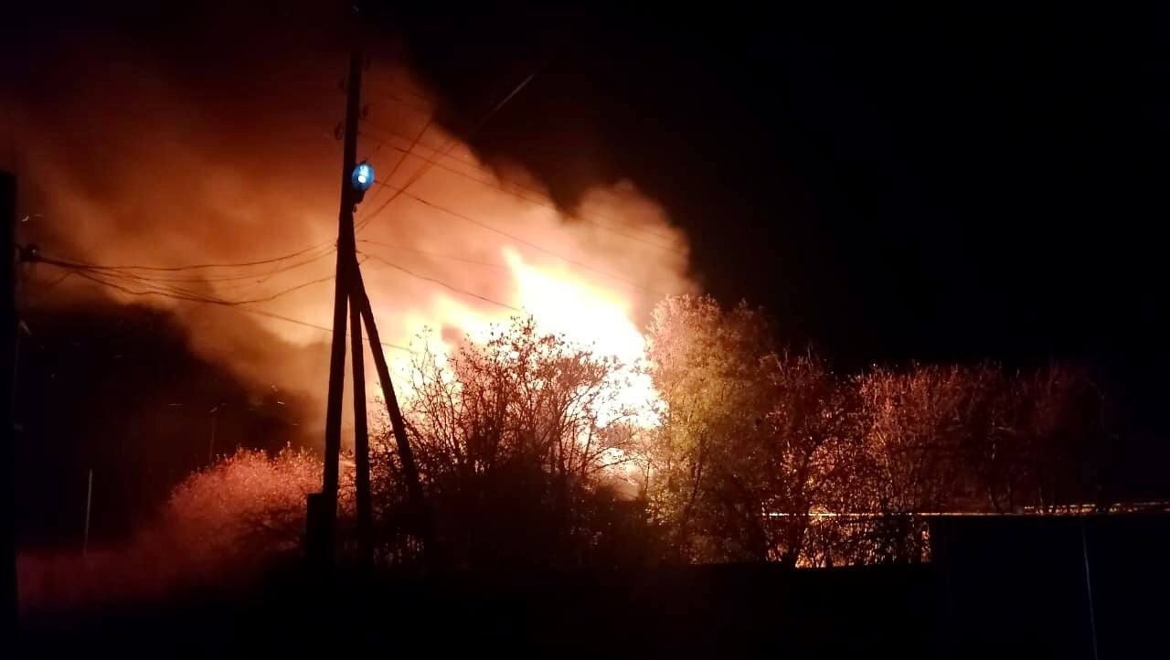В Горномарийском районе сгорел дом пожилого мужчины