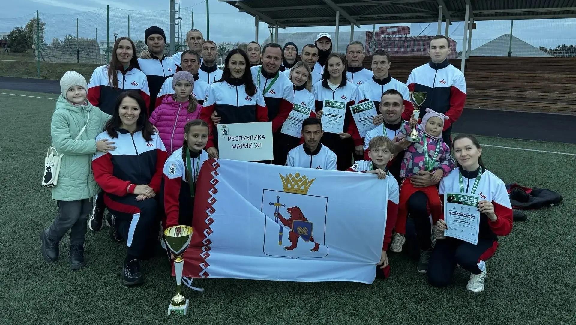 Сборная Марий Эл — серебряный призёр летних сельских спортивных игр