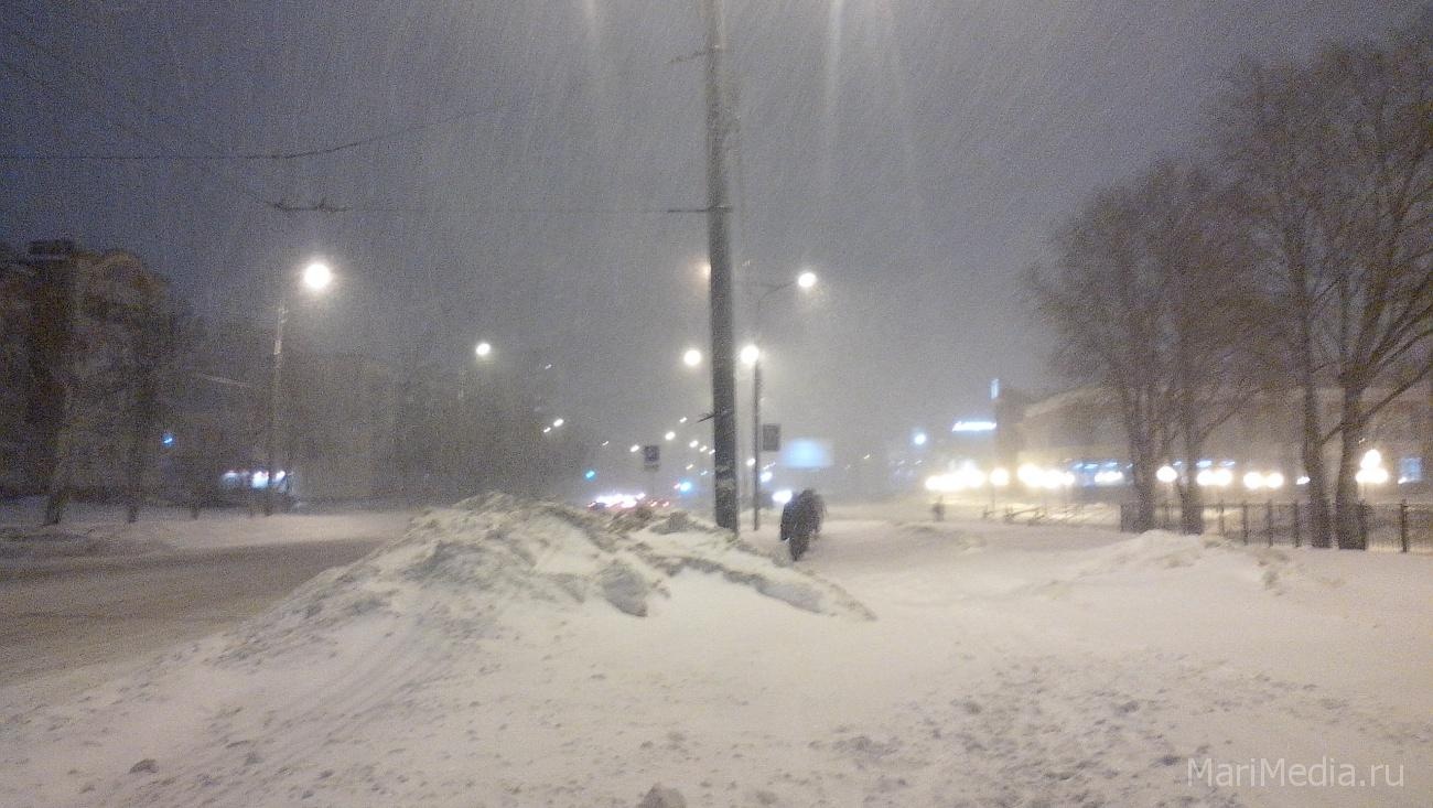 В Марий Эл завтра обещают снегопад