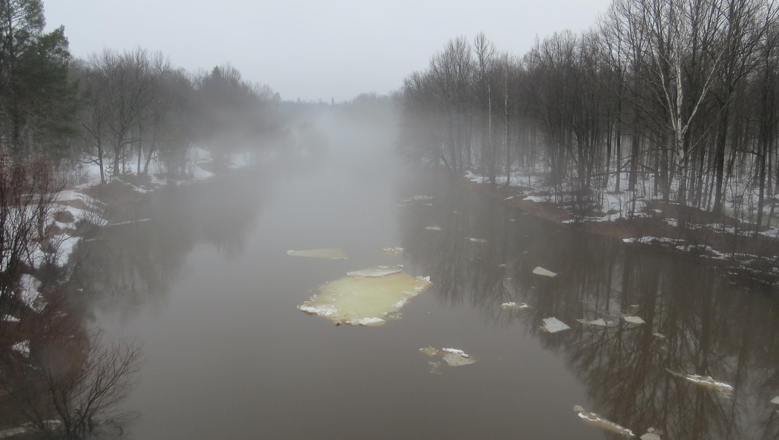 В Марий Эл на реке Большая Кокшага начался ледоход