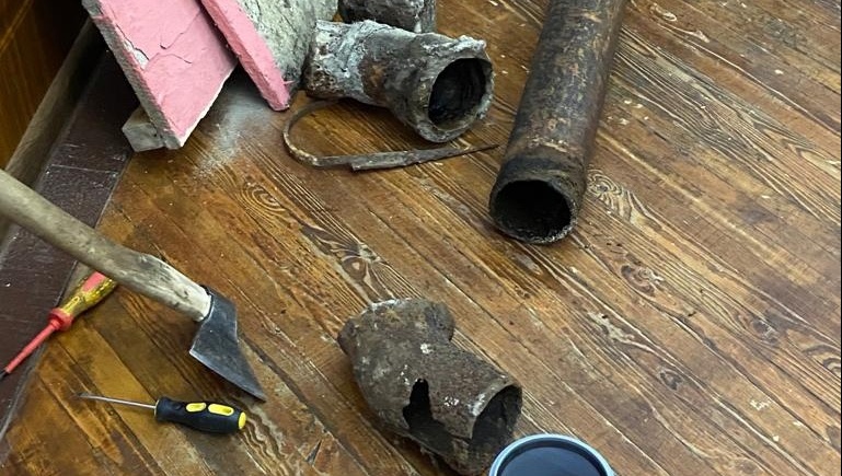 В ДК им. В. И. Ленина успешно отремонтирована ливневая канализация