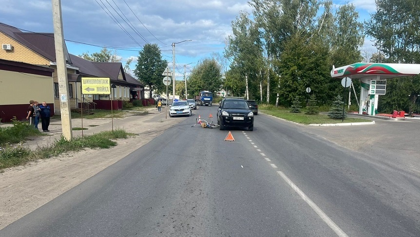 В Волжске иномарка сбила велосипедиста