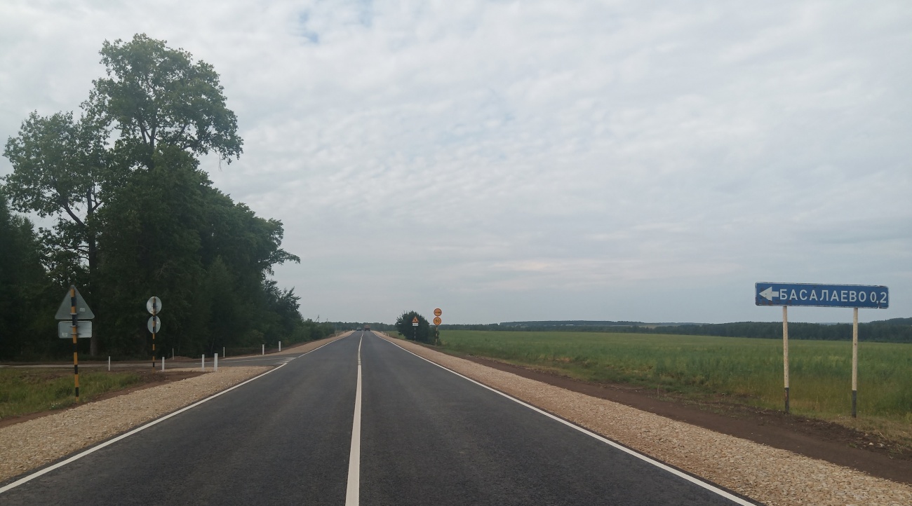 В Марий Эл отремонтирован участок дороги «Одобеляк — Куженер – Параньга»