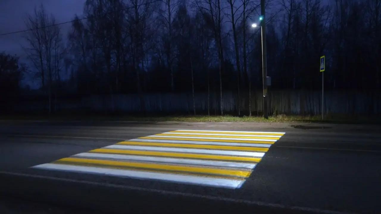 На дорогах Марий Эл в этом году появятся ещё 9 проекционных переходов