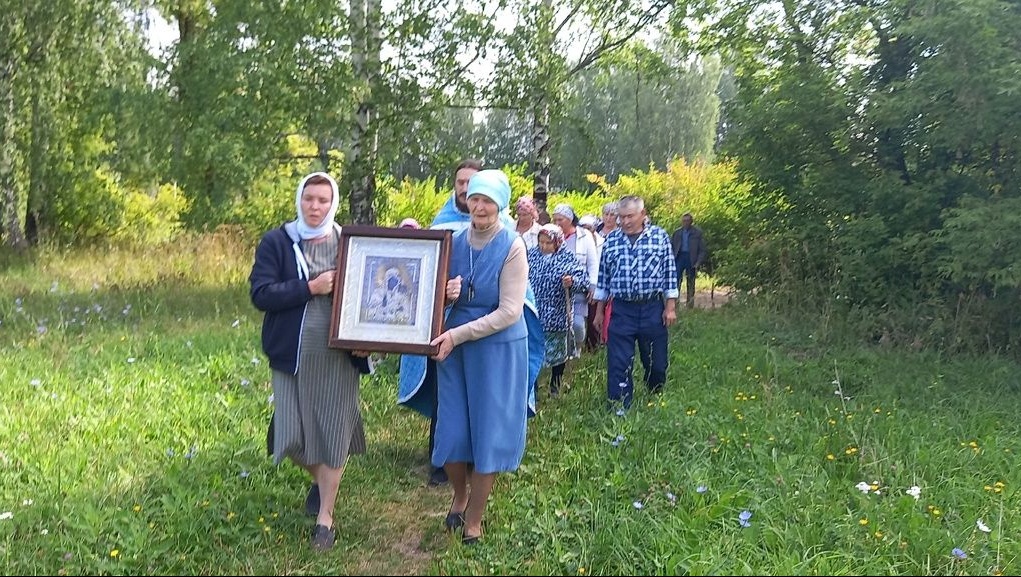 Завершился крестный ход с Седмиезерной иконой по Оршанскому району