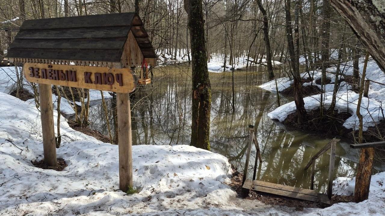 В Марий Эл минеральный источник «Зелёный ключ» ушёл под воду