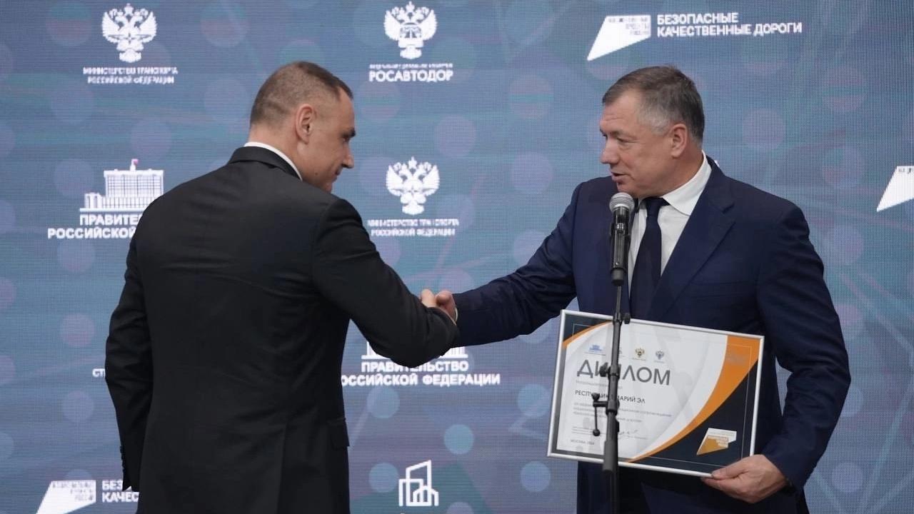 Глава Марий Эл поздравил с юбилеем Марата Хуснуллина