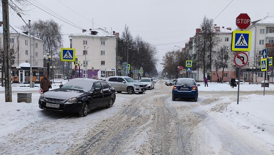 В Йошкар-Оле 22-летняя водитель не пропустила на перекрёстке иномарку
