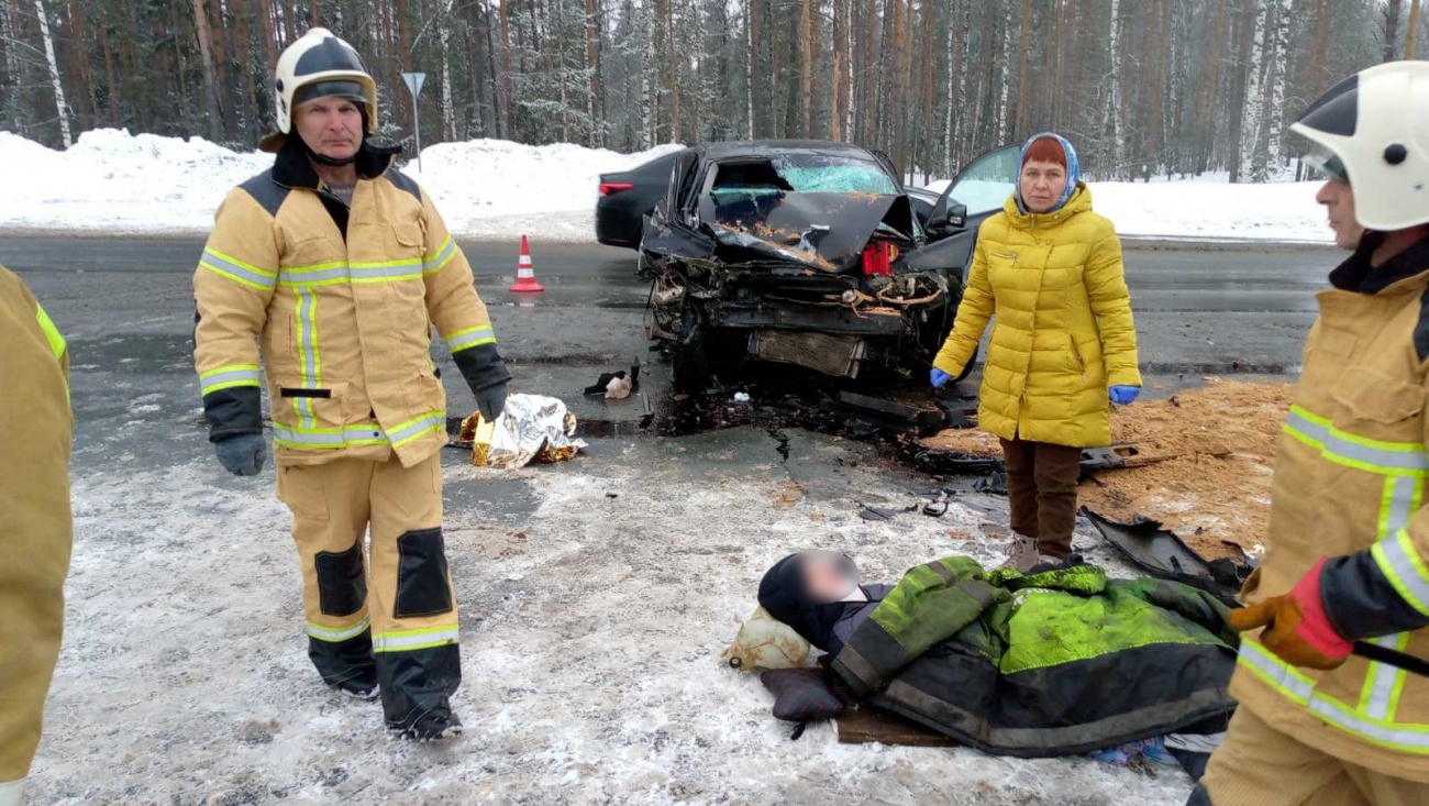 На место ДТП в Звениговском районе привлекались марийские спасатели