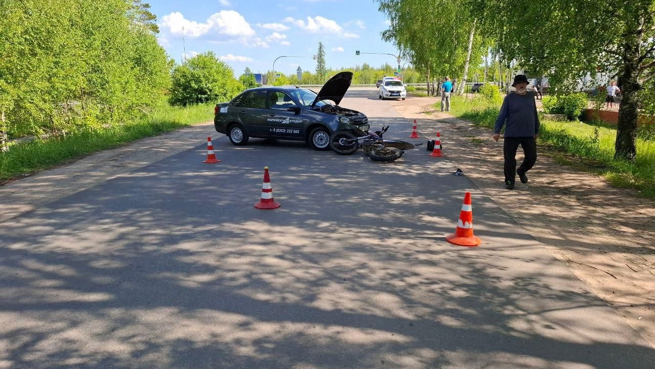 В Волжском районе сбили 14-летнего питбайкера