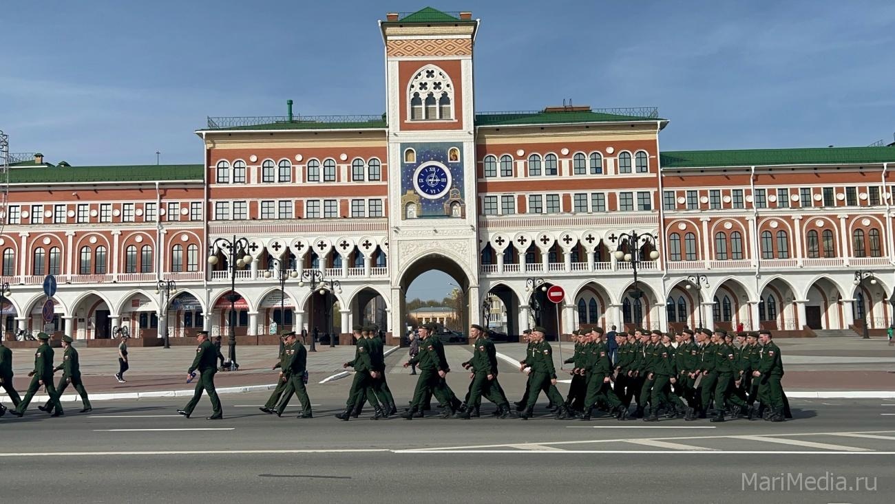 В Йошкар-Оле с 21 апреля военные начнут репетиции к празднованию 9 Мая
