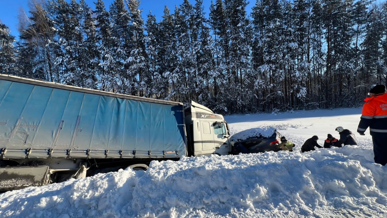 В Марий Эл на 84 км Казанского тракта произошло серьёзное ДТП