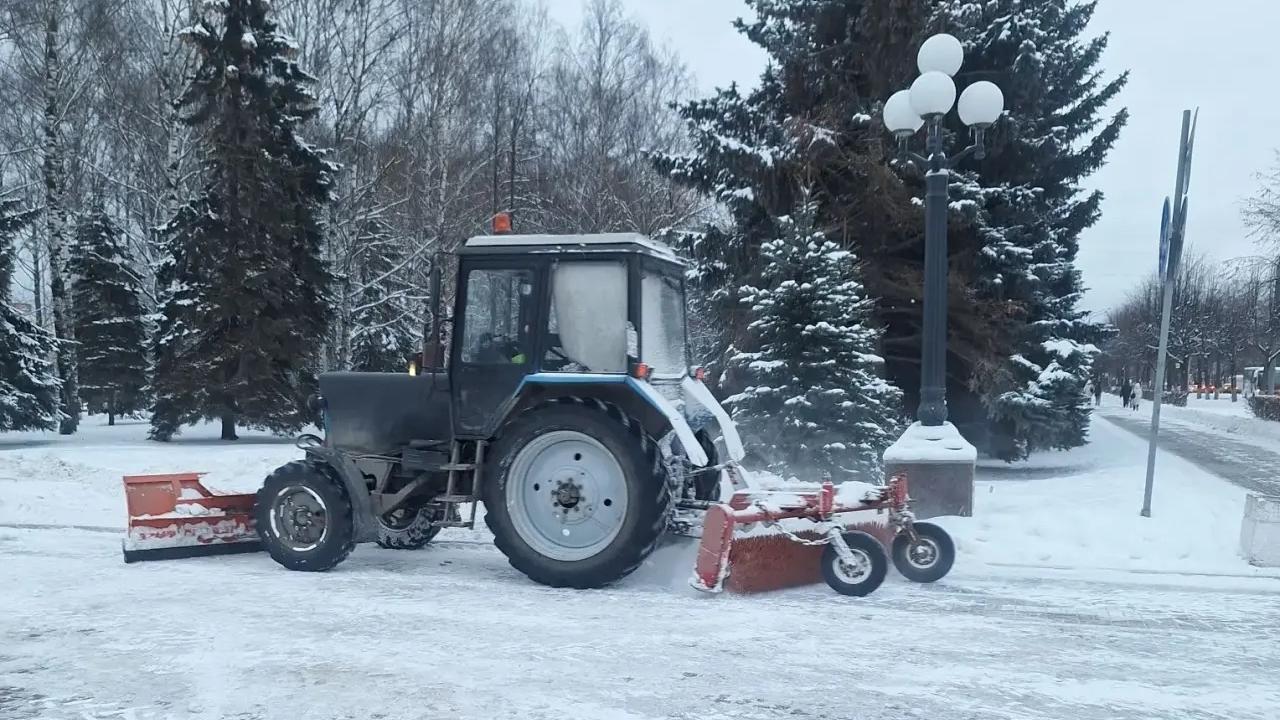 Коммунальную технику в Йошкар-Оле проверили морозом